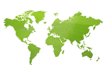 Green World Map