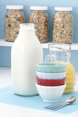 Delicious healthy breakfast