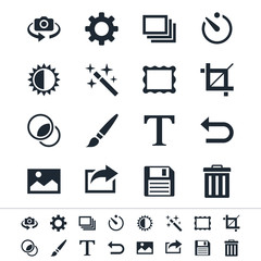 Photography icons
