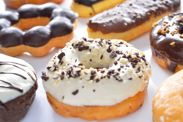 donuts, isolate on white