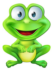 Cute frog character