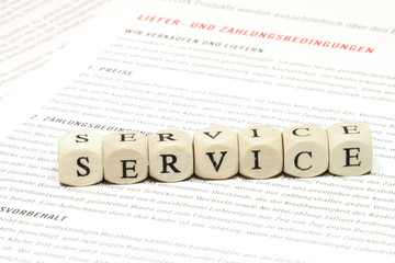 Obraz premium Kundenservice