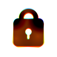 Vector abstract icon on white background. Eps10