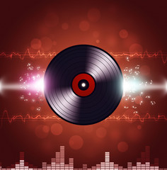 Vinyl Music Background