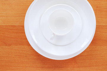 Dinnerware on table