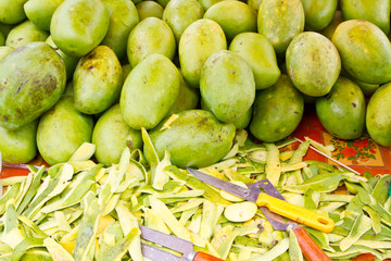 Mangoes in the market