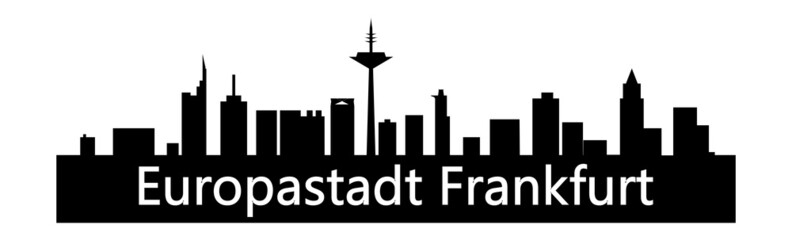 Obraz premium Europastadt Frankfurt