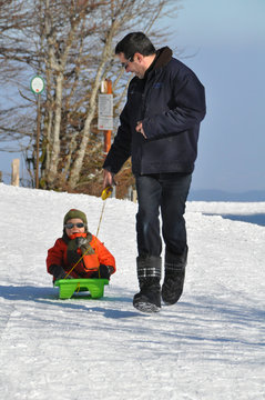 luge au ski