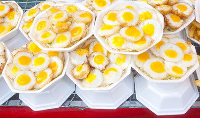 Fried Quail's egg.