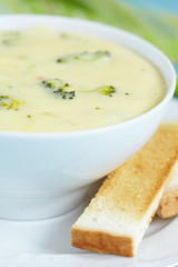 Broccoli and cheddar soup