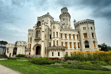 Fototapeta na wymiar Piękny renesansowy zamek Hluboka