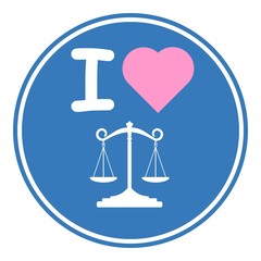 J'aime : Balance de la Justice	