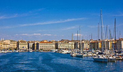 Fototapeta premium Port in Marseille, France