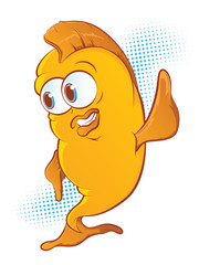 Fish Character Cartoon