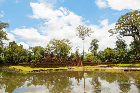 Banteay Srei Temple ancient ruins