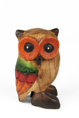 gufo di legno