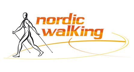 nordic walking header ornage - 49782076
