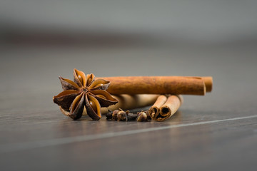 cinnamon, cloves and anise