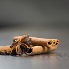 cinnamon, cloves and anise