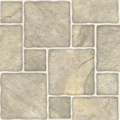 Naklejka premium Brown marble-stone mosaic texture. (High.res.)