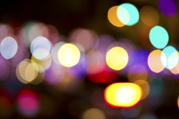 colored bokeh