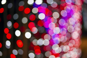 colored bokeh