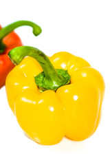 Red and yellow pepper