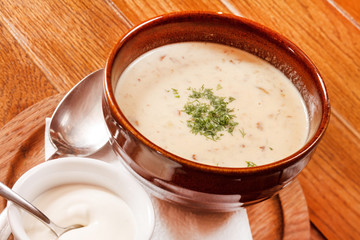 Mushroom cream soup
