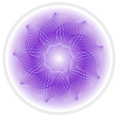 vector abstract flower