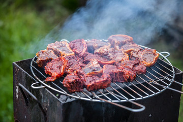 lamb chops on grill 