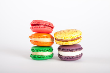 Fototapeta na wymiar Colorful Macarons