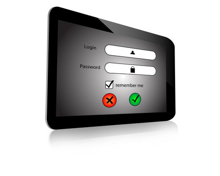Login and  tablet