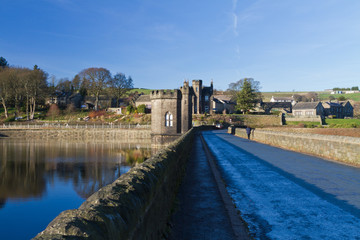 Pump house at Langsett reservoir