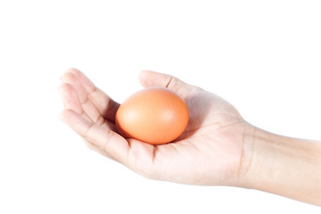 Egg in hand