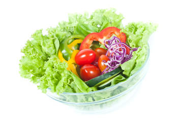 Fresh green salad