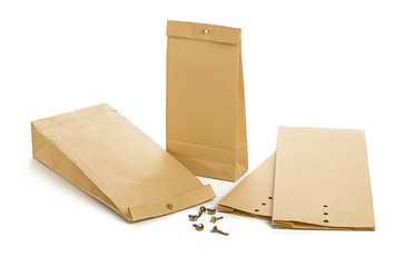 Versandtaschen mit Verschlussklammern