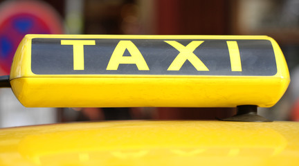 Taxi sign