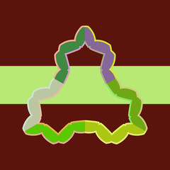 Abstract background with frame for text