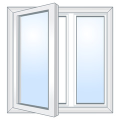 Vector open window