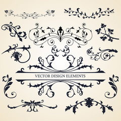 Vector set of design elements - 49804631