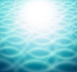 Abstract blue wave background