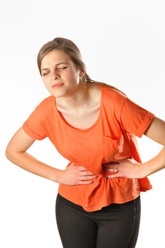 Woman Stomach Pain