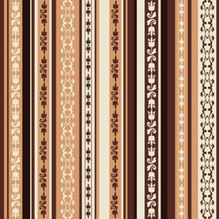 brown pattern with ornaments