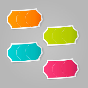 Etiquette prix 4 couleurs