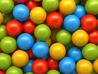 Fototapeta na wymiar abstract color balls background