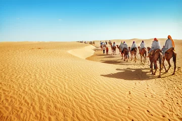 Fotobehang Sahara woestijn © adisa