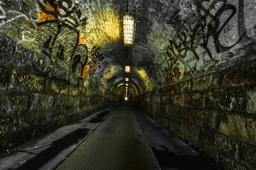 Papier Peint photo Tunnel Tunnel souterrain urbain