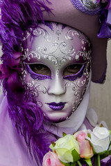 Traditional venetian carnival mask