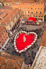 San Valentino a Verona, la città degli innamorati. - obrazy, fototapety, plakaty