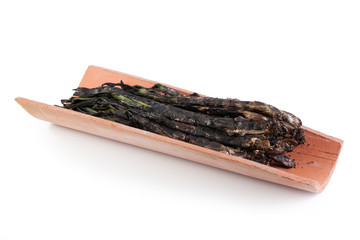 Traditional roasted calsots